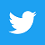 Twitter Logo White On Blue